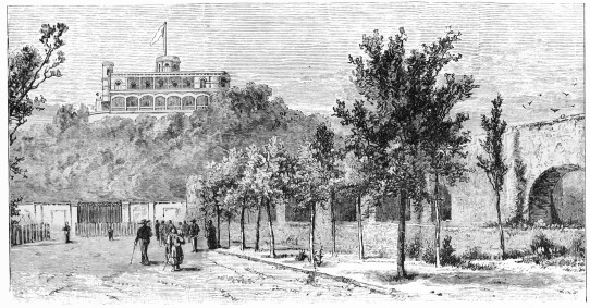 CASTLE OF CHAPULTEPEC.