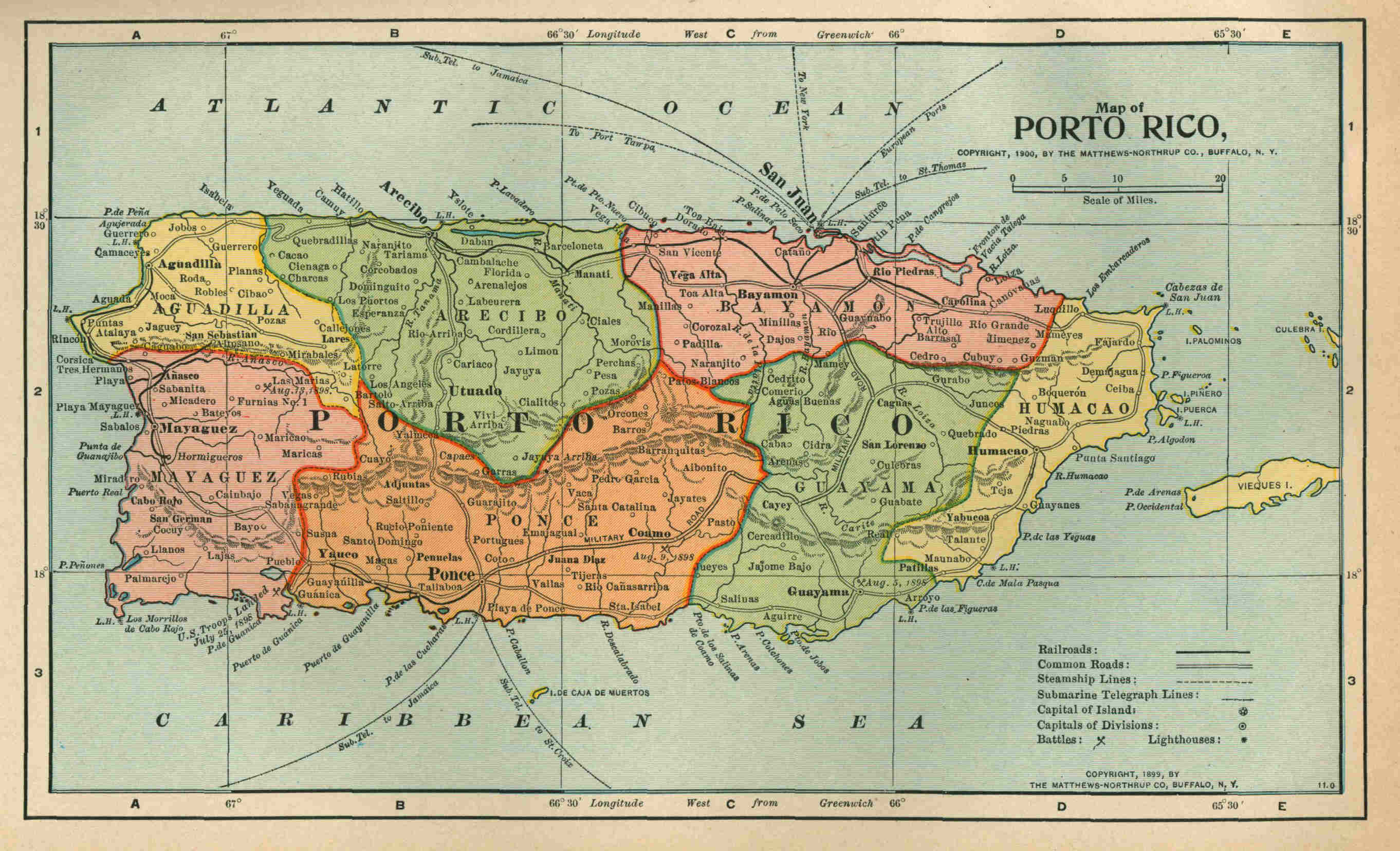 Map of Porto Rico.